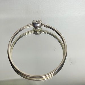 Authentic sterling silver pandora bracelet